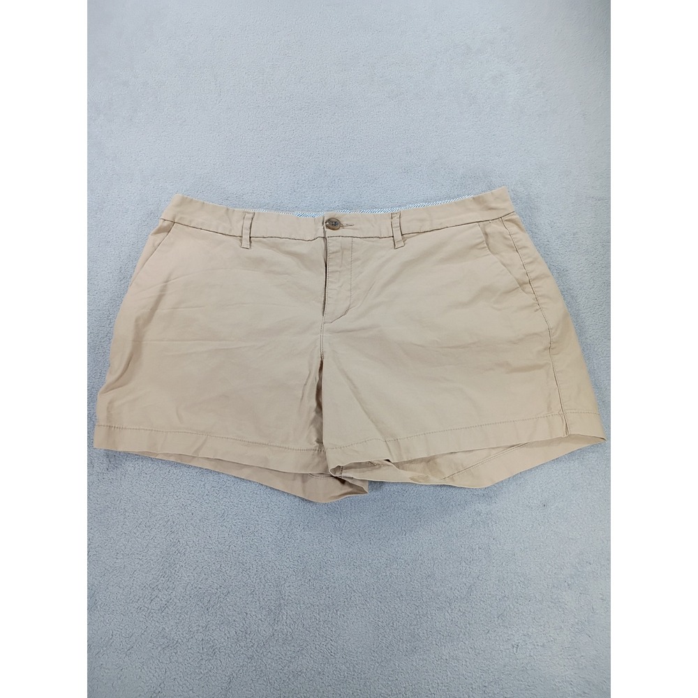 Old Navy Womens Everyday Short Khaki Size 12 Stretch Cotton Twill